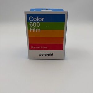 Polaroid Color 600 Film with Rainbow Design